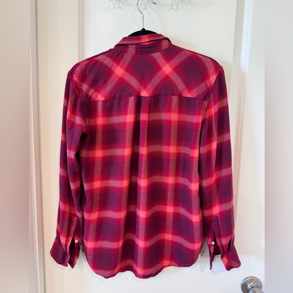 Gap + Pendleton Boyfriend Red Plaid Button Down S… - image 3